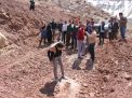 گزارش تصویری بازدید رئیس  و دانشجویان کارشناسی ارشد معدن ، نفت و ژئوفیزیک ازمعدن بوکسیت تاش 